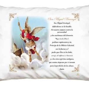 St Michael Pillow Case - Spanish Prayer
